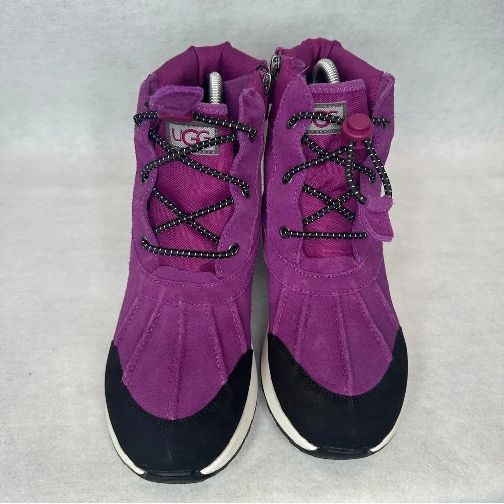 UGG Kids' Turlock Waterproof Snow Boot In Sweet Plum. Sz: 6